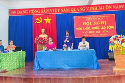 HỘI NGHỊ VIÊN CHỨC, NGƯỜI LAO ĐỘNG NĂM HỌC 2025-2026